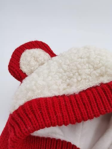 Baby Winter Hat Scarf Set, Unisex Infant Toddler Kids Hat Scarf - Image 4
