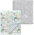 CREVENT 2Pcs 30''X40'' Cute Cozy Fluffy Warm Baby Blankets by CREVENT