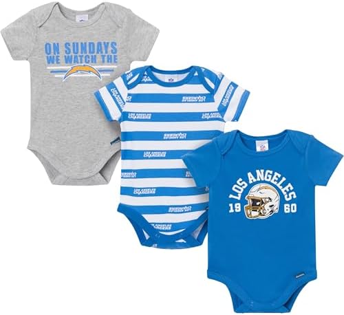 Gerber NFL Baby Boys 3-Pack Onesie Bodysuit by Gerber