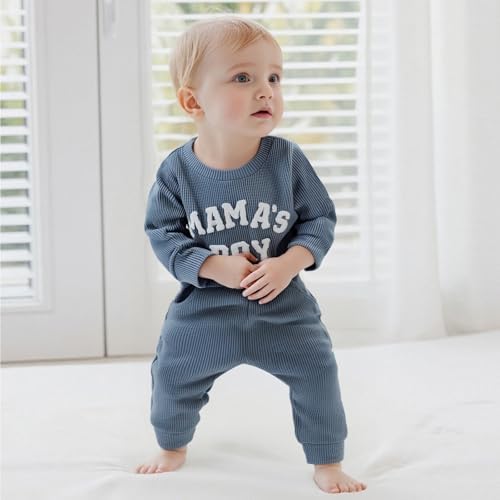 Giraropa Newborn Baby Boy Clothes Rib Knit Romper Jumpsuit Solid Sweater - Image 5
