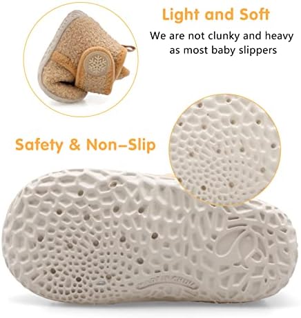 FEETCITY Baby Booties Girls Boys Infant Slippers First Walkers Shoes Warm Socks - Image 6