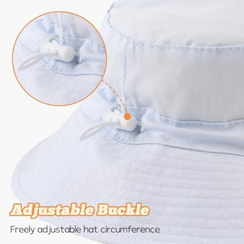 Bamery Baby Toddler Girls Bucket Hat Newborn Sun Hats - Image 3