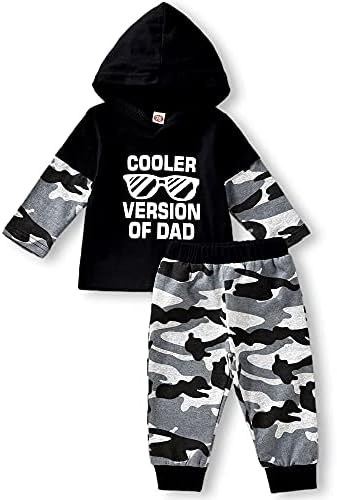 Aalizzwell Toddler Infant Baby Boys Hoodie Sweatshirt Pants Outfits Spring by Aalizzwell