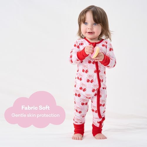 pureborn Baby Sleeper Viscose from Bamboo Zipper Footies Pjs 0-24 Months | - Image 3