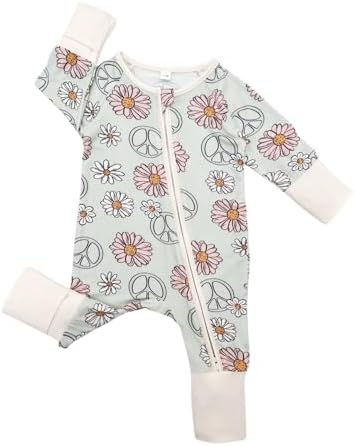 Bow Dream Bamboo Rayon Baby Romper Boy Newborn Girl Clothes Outfit - Image 2