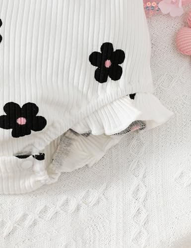 Fullfamous Baby Girl Ruffled Jumpsuit and Headband Set - Image 6