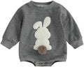 VISGOGO Newborn Infant Baby Boy Oversized Romper Sweater Bodysuits Coming Home by VISGOGO