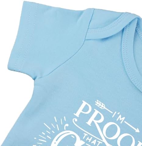 listery I'M Proof That God Answers Prayers Baby Bodysuit Baby Religious Infant - Image 5