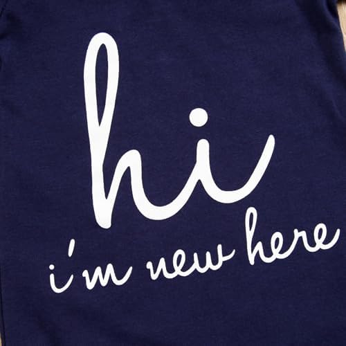 GRNSHTS Newborn Baby Boy Romper Coming Home Outfits Letter Print Bodysuit - Image 5