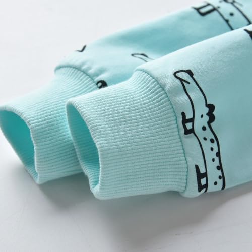 KuKitty Toddler Infant Baby Boy Clothes Animal Style Long Sleeve Hoodie Tops - Image 4