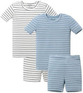 AVAUMA Stripe Pattern Baby Boys Girls Pajama Set Kids Toddler Snug fit Ribbed by AVAUMA