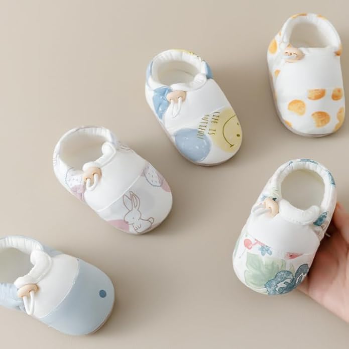 Baby Booties Toddler Cozy First Walking Boots Stay-on Soft Cozy Cotton Non-Slip - Image 9