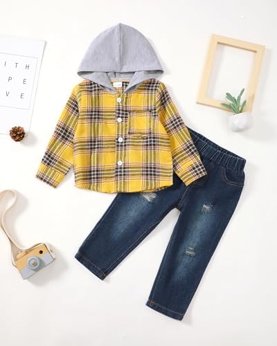 XUANHAO Baby Boy Clothes Toddler Outfits Hoodie Jeans Clothing 12 Months-5T - Image 2