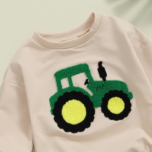 VISGOGO Newborn Infant Baby Boy Oversized Romper Sweater Bodysuits Coming Home - Image 5