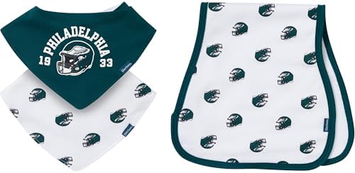 Gerber Baby Nfl Team Bandana Bibs and Burp Cloth Set by Gerber