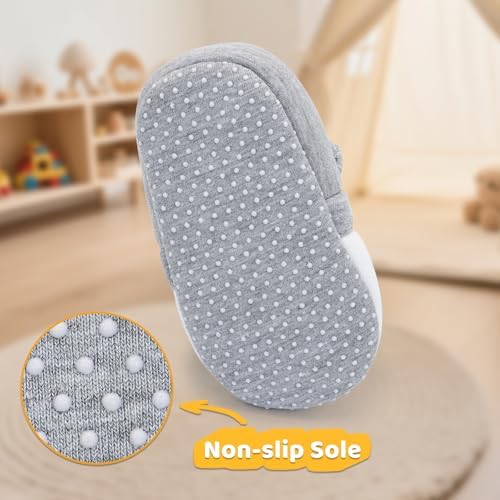 Baby Booties Girls Cozy Walking Shoes Warm Booties Toddler Soft Sole Shoes - Image 3