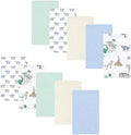 Luvable Friends Hudson Baby Flannel Burp Cloths 10pk, Pastel Dino by Luvable+Friends