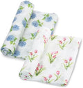 LollyBanks Muslin Swaddle Blankets 2 Pack, 100% Cotton Baby Blanket by LollyBanks