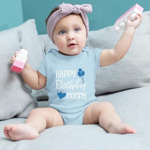 Happy Birthday Mommy Baby Bodysuit Happy Birthday Mommy Baby Outfit - Image 3