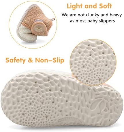 FEETCITY Baby Booties Girls Boys Infant Slippers First Walkers Shoes Warm Socks - Image 5