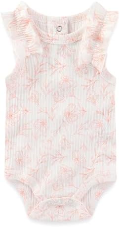 Ruliby Baby Bodysuit and Pant Set Summer Ribbed Mix Match Infant Clothes - Image 5