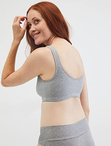 Motherhood Maternity Womens Soft Cotton Spandex Wrap Front Maternity & Nursing Sleep Bralette Bra S-3x