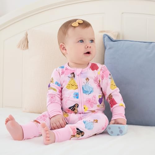 Disney Baby Organic Cotton Zip Footie Clothes Romper Outfit - Image 3