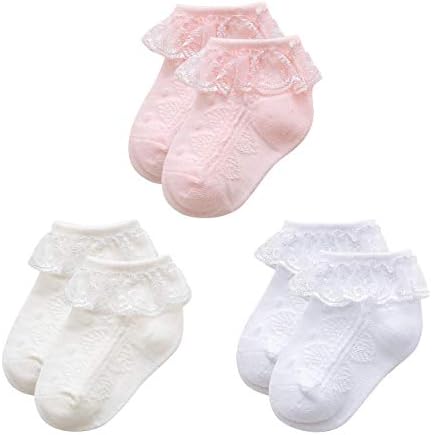 Durio Baby Girl Ruffle Socks by DURIO