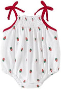ROMPERINBOX Baby Girl Bodysuit Cotton Spaghetti Strap Sleeveless Onsies Summer by RomperinBox
