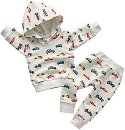 KuKitty Toddler Infant Baby Boy Clothes Animal Style Long Sleeve Hoodie Tops by KuKitty