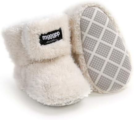 Ohwawadi Infant Baby Boots Boys Girls Cozy Fleece Slippers Snow Boots Winter by Ohwawadi