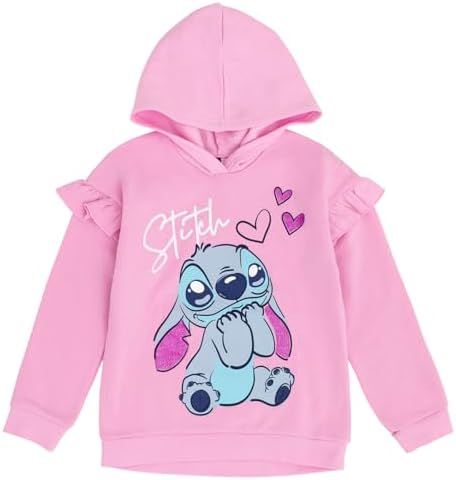 Disney Girls' Fleece Hoodie and Jogger Set - Image 4