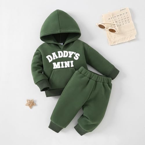 Toddler Baby Boy Fall Clothes Long Sleeve Hoodie Sweatshirts Pants Set Infant - Image 2