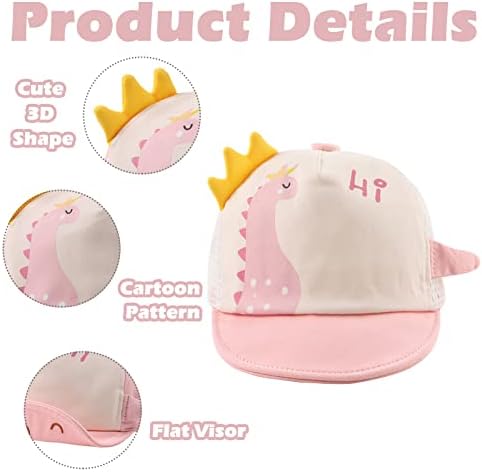 JANGANNSA Baby Duck Cap Infant Kids Sun Hat Bear Cute Cartoon Caps Spring Summer - Image 4