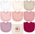 Oiomniv Muslin Baby Bibs, 100% Cotton Bandana Drool Bibs Soft Cotton Adjustable by Oiomniv
