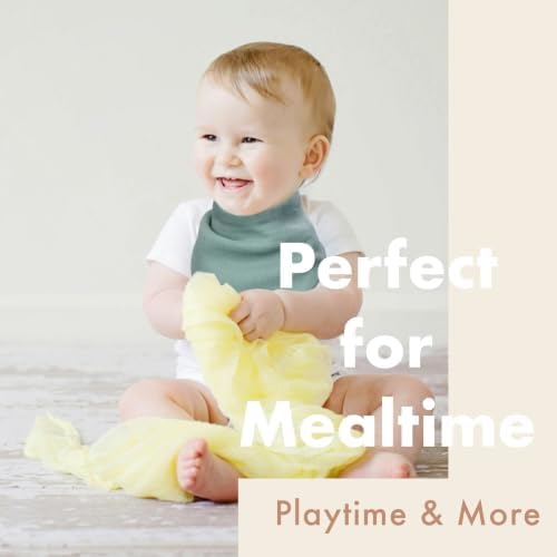 Baby Bibs, Soft Cotton Bibs | 10-Pack Baby Bibs - Image 6