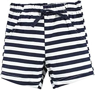 Hudson Baby Unisex Baby Cotton Bodysuit, Shorts and Shoe Set - Image 4