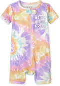 The Children's Place Baby Short Sleeve Zip front One Piece Footless Pajama by TheChildrensPlace