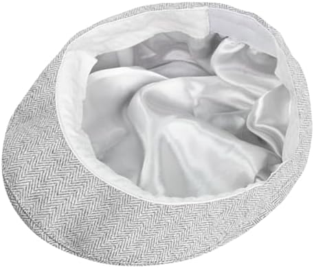 A&J DESIGN Baby Boys Newsboy Cap Toddler Kids Tweed Vintage Flat Hat - Image 4