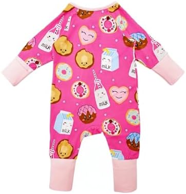 Bow Dream Bamboo Pajamas for Baby, Rayon Sleeper Romper Jumpsuit Outfit | 93% - Image 4