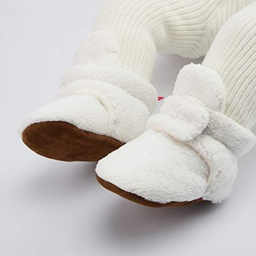 HsdsBebe Unisex Newborn Baby Cotton Booties Non-Slip Sole - Image 2
