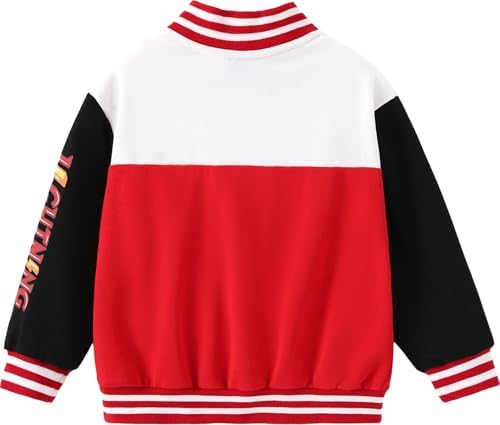 Disney Bomber Jacket Spider Man Marvel Toy Story Cars Varsity Cardigan2-13Y - Image 3