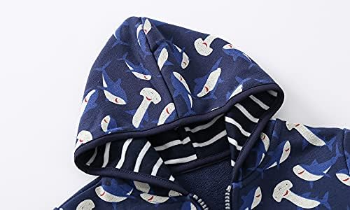 Baby Toddler Boys Dinosaur Hooded Zip Jacket Casual Outerwear Active Sweatshirt - Image 3