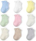 9 Pairs Toddler Ruffle Cotton Non Slip Socks Baby Boys Girls 1-3T by Unknown