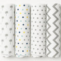 100% Muslin Swaddle Blankets, Baby Swaddling Blankets by Rajlinen