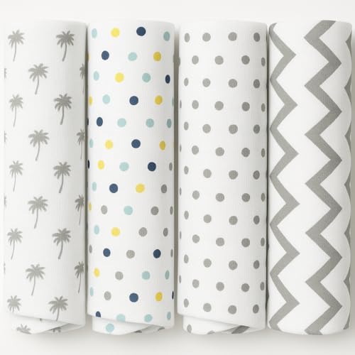 100% Muslin Swaddle Blankets, Baby Swaddling Blankets by Rajlinen