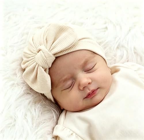 3piece Newborn Hats Mittens Socks Set Baby Boy Cotton Beanies Infant Hospital - Image 3