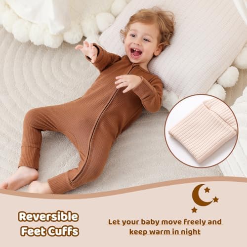 Bafeicao 3 Pack Baby Boy Girl Rompers - Image 4