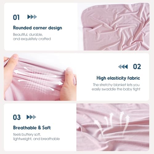 GRSSDER Newborn Swaddle Blanket Set - Image 4