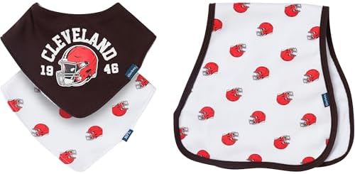 Gerber Baby Nfl Team Bandana Bibs and Burp Cloth Set by Gerber